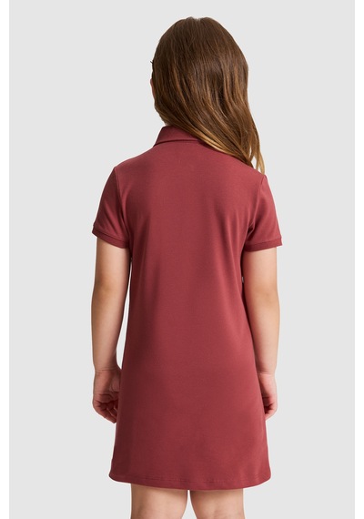U.S. Polo Assn. U.s. Polo Assn. Kız Çocuk Vişne Elbise Örme 50325597-vr223