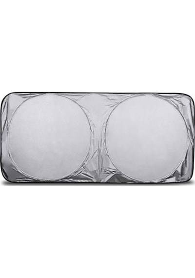 Polham 142x67 Cm Universal Araç İçi Ön Cam Güneş Koruyucu Branda, Sedan, Suv Ve Hatchback Uyumlu