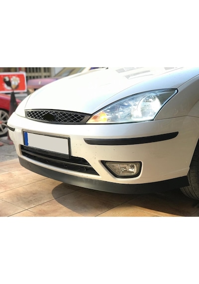 Ford Focus 1 Uyumlu Body Kit Ön Tampon Eki Kırılmaz Yumuşak Lip Mat Siyah