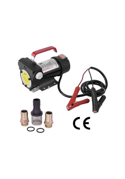 24V Kendinden Emişli Yakıt Sıvı Yağ Mazot Aktarma Transfer Pompas