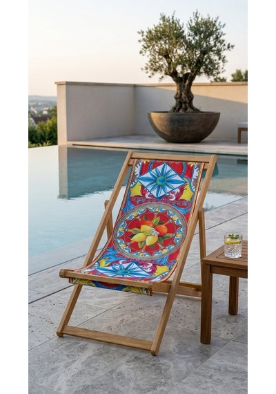 Solea Limoncello Rouge Şezlong Çok Renkli