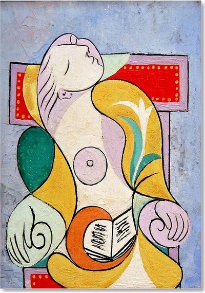 Cakasepetim La Lecture, 1932 By Pablo Picasso Ahşap Mdf Tablo