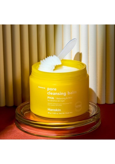 Hanskin Pore Cleansing Balm Bha - Hassas Ve Kuru Ciltler İçin Gözenek Ve Makyaj Temizleme Balmı 80 G