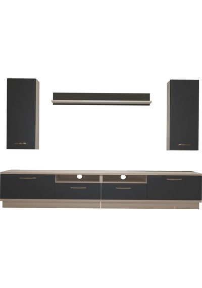 Decoraktiv Trendstyle 5220d Mdf Tv Ünitesi Tv Sehpası Beyaz - Antrasit