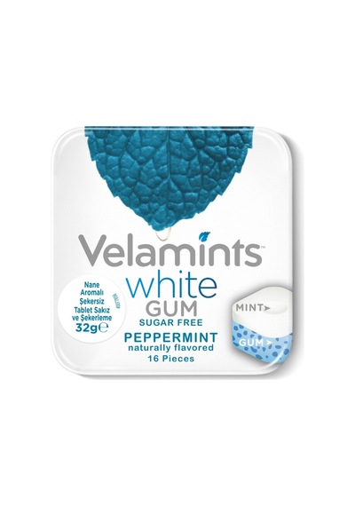 Velamints Mavi Nane Şekersiz Sakız Şekerleme 32 G - 7 Adet Tarı