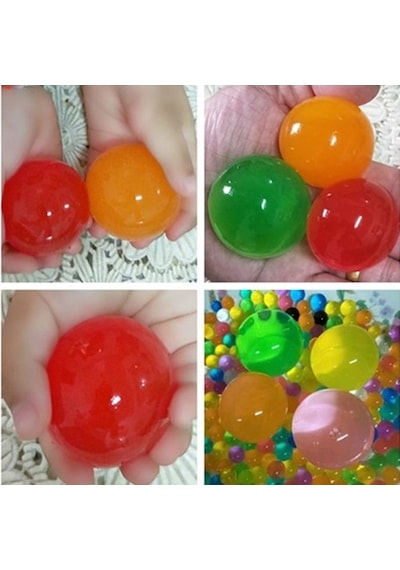 Orbeez xl Orbiz Büyük Boy 50 Adet Su Topu Boncuk Top Küre Misket