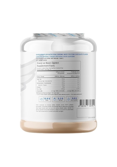 Com Whey Protein 1000 Gr - Muz Ahududu