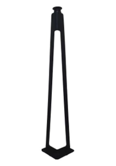 Tekli Dekoratif Metal Firkete Sehpa Ayağı (44 cm Yükseklik)