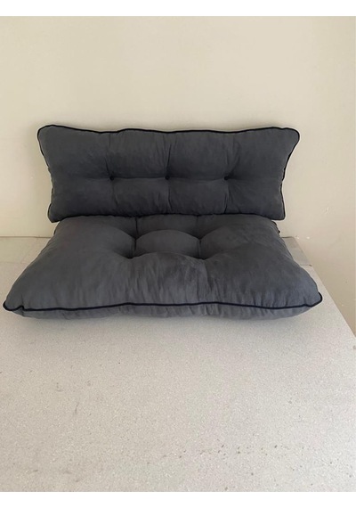 Ikili Takım Standart Palet Minderi 120x80 Antrasit