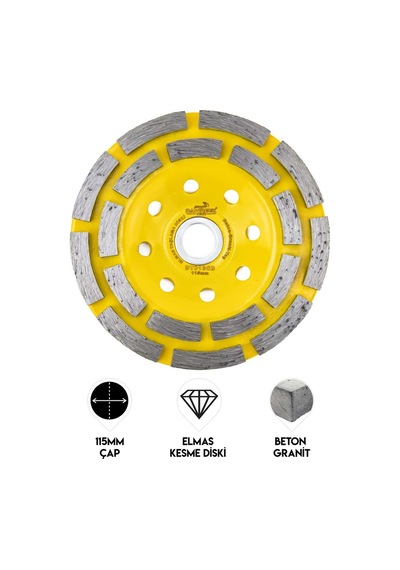 Dawreek Dt016cd 115mm Segmentli Turbo Elmas Taşlama Diski