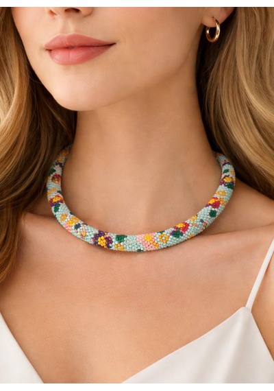 Chichibeads Neon Düş Bahçesi Kolye Bileklik Set Yeşil