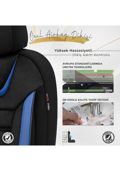 Otom Iconic Design Ekstra Destekli Oto Koltuk Kılıfı 550061877