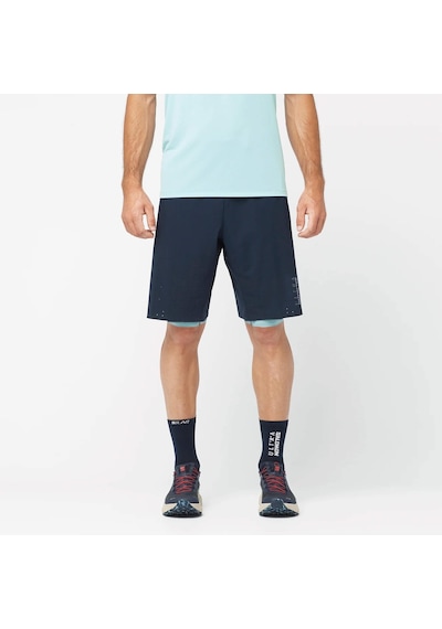 Salomon S/lab Ultra 2ın1 Erkek Koşu Şortu Nıght Sky Lc2252900 Lacivert