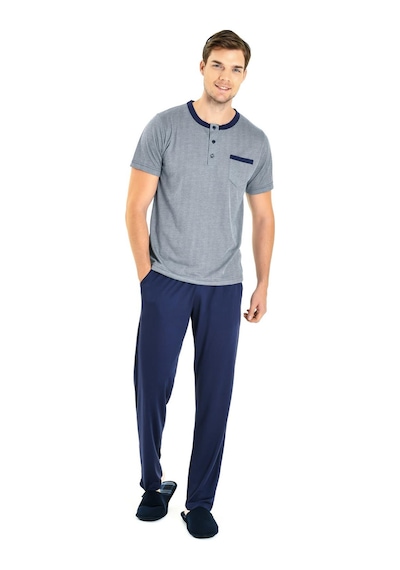Yeni İnci 3'lü Yarım Kol Erkek Pijama Takım Epj797 001