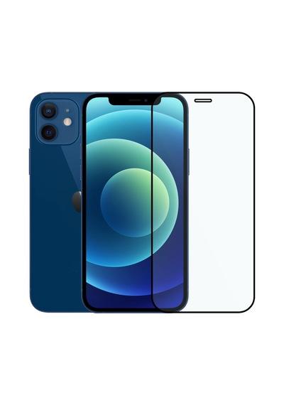 Safeus Tam Kaplayan Parmak İzi Bırakmayan Safir Ekran Koruyucu Cam , Apple Uyumlu iPhone 12 İle
