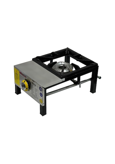 İnoxmaster Tekli Lokanta Ocağı Kısa Ayak Ce Belgeli Doğalgazlı