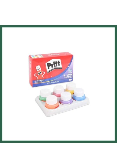 Bezos 6x30 Ml 6 Lı Parmak Boyası Bzs01 Çok Renkli