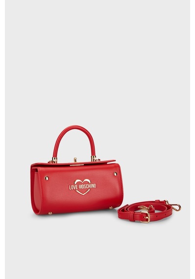 Love Moschino Logolu Çıkarılabilir Askılı Çanta Kadın Çanta Jc4118pp1plo3500 Kırmızı