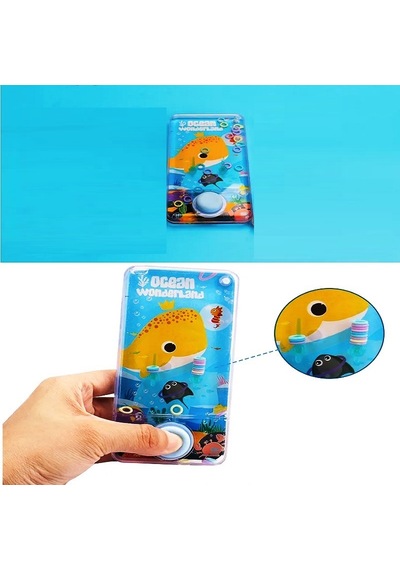 Yellow Okyanus Dünyası Sulu Halka Oyunu Transparent Water Ring Game Water Ring Ocean World For Kids