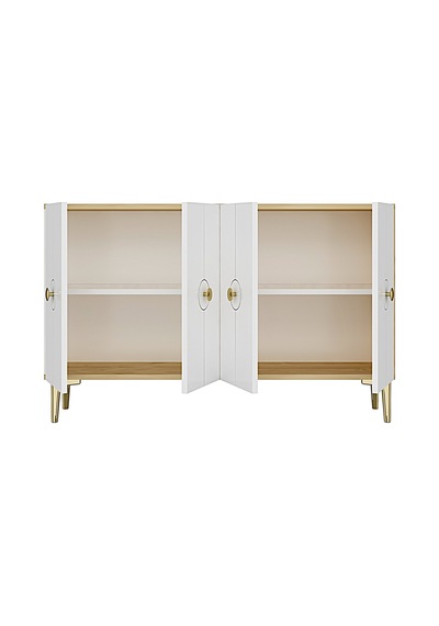 Ka1235db Enlem120 Konsol, Kahve Köşesi Ve Tv Sehpası, Çok Amaçlı Dolap Safirmeşe - Beyaz 120cm Ka1235db Enlem120 Konsol, Kahve Köşesi Ve Tv Sehpası, Çok Amaçlı Dolap Safirmeşe - Beyaz 120cm