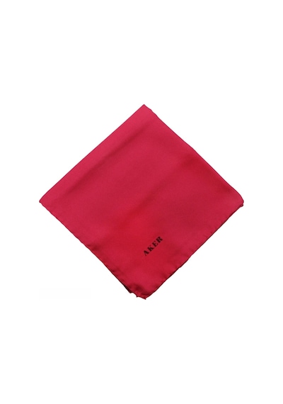 Aker Düz Ipek Eşarp Twill - Fuşya 946 Mercan 946