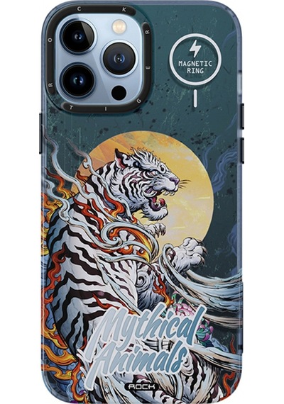 Rock Apple Uyumlu iPhone 13 Pro Max Inshare Serisi Magsafe Kılıf Tıger Tiger