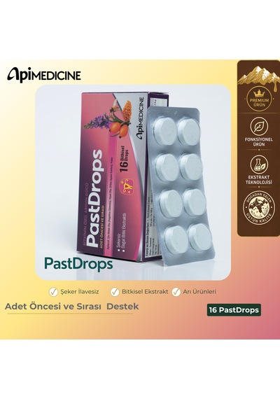 Apimedicine Pastdrops Adet Öncesi Ve Sırası Şekersiz Bitkisel Drops
