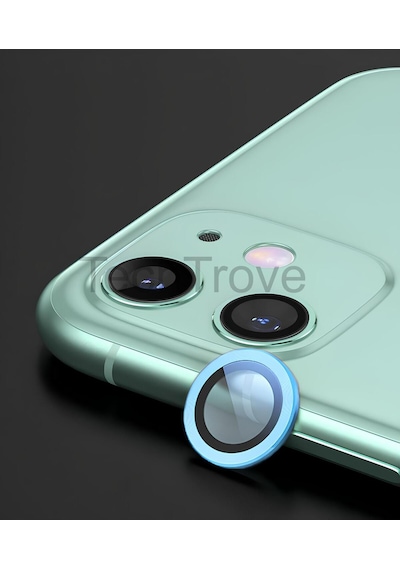 Apple İphone 12 Kamera Lens Koruyucu Parmak İzi Bırakmayan A+ Kalite Mavi