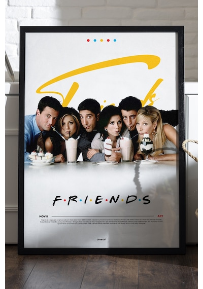 Siyah Ahşap Çerçeveli Poster, Dizi Duvar Tablosu