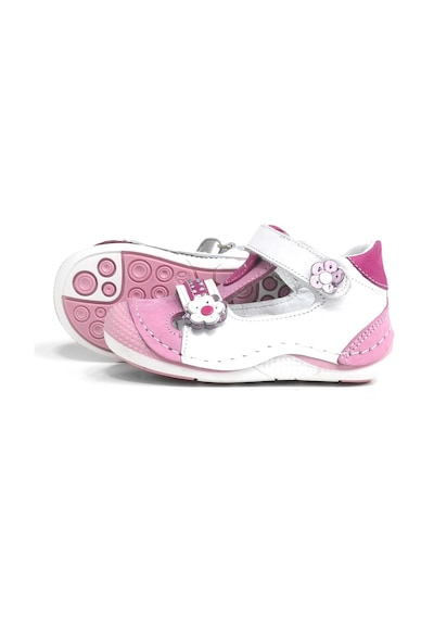 Pembe Hakiki Deri Cırtlı Yazlık Kız Bebek Ayakkabı (264728742) Pembe