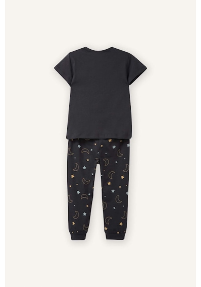 Defacto %100 Pamuklu Yıldız Desenli 2'li Pijama Takımı Erkek Bebek G8853A526SM