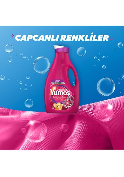 Yumoş Siyah Ve Koyu Renkli Giysiler İçin Deterjan 2520 Ml Renkli 2950 ML