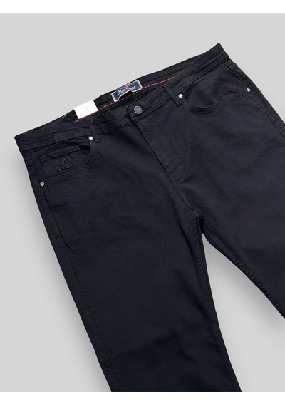 Annex Erkek Büyük Beden Jeans Pantolon Siyah
