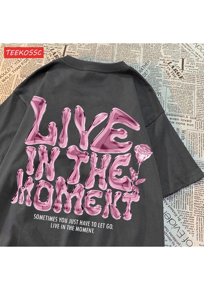 Noıssey Urban Pop Graphic Kadın Tişört Koleksiyonukod 5198 Füme