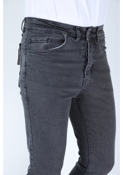 Myrab Denim Regular Kalıp Gri Erkek Kot Pantolon