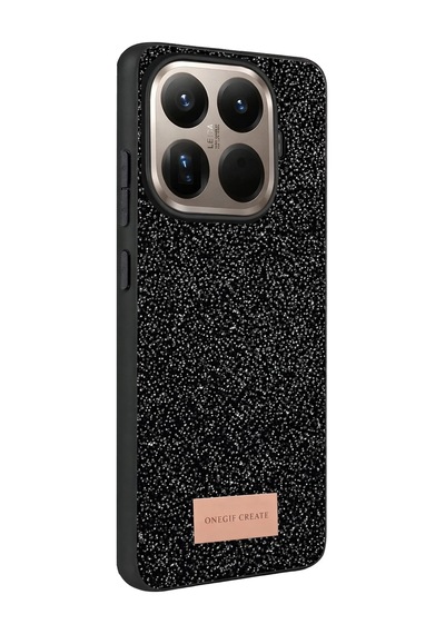 Onegif - 211 - Xiaomi Mi 15t Pro Bright Simli Kapak - Csmo-tex - - Siyah Sıyah