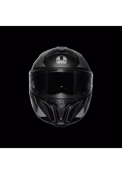Agv Kask/tourmodular Multı Mplk Perceptıon Matt Black Sılver Çok Renkli