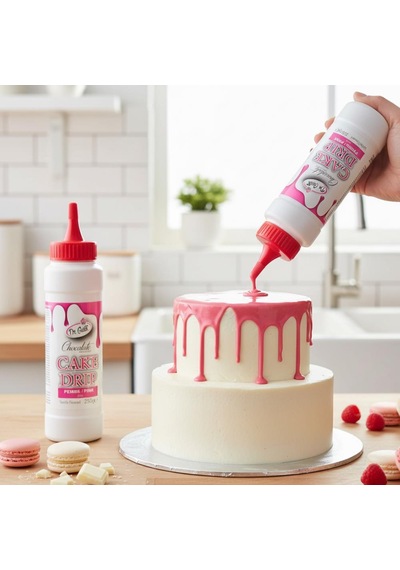 Pembe Cake Drip 250 G Pasta, Kek Ve Tatlı Üzeri Çikolata Kaplama Sosu