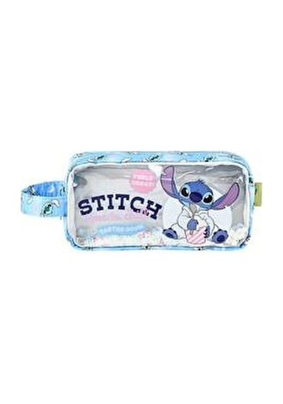 Ottonya Stitch Charm-lx Dramas Kalem Çantası Mavi Renkli Unisex Kullanım İçin Özel Tasarım Çok Renkli