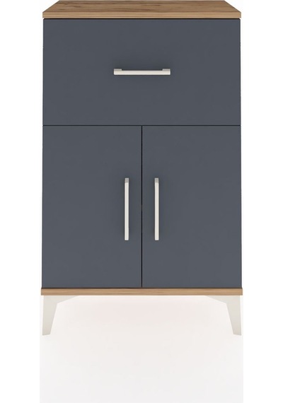 Arges Komodin Tek Raflı Tek Çekmeceli 2 Kapaklı 60x30x96 Çam-antrasit Atlas Çam Arges Komodin Tek Raflı Tek Çekmeceli 2 Kapaklı 60x30x96 Çam-antrasit Atlas Çam