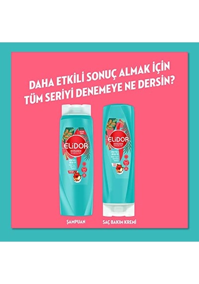 Doğanın Enerjisi Onarıcı Süper Saç Bakım Kremi Argan Yağı Ve Hibiskus Özü Dökülme Karşıtı Ve Güçlü Uz