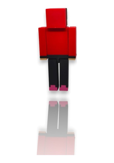 Loy3d Minecraft - Mikey Ve Jj 12 Cm Oynar Kol Ve Bacak, Boya Yok 1 Pcs