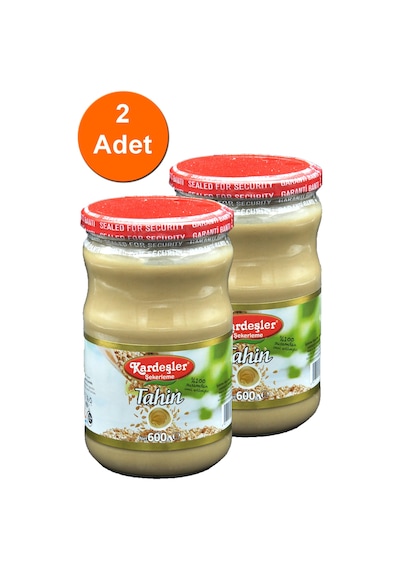Kardeşler %100 Susamdan Tahin Cam Kavanoz 2 x 600 G