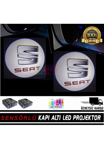 Seat Araçlar Için Pilli Yapıştırmalı Kapı Altı Led Logo (488661200)