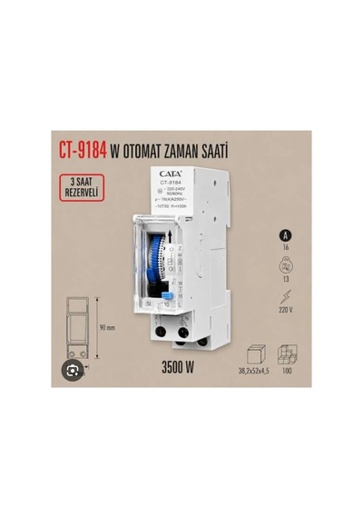 Zaman Saati Timer Beyaz