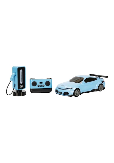 1:16 Usb Şarjlı Uzaktan Kumandalı Yarış Arabası Sesli Işıklı Enerji Tasarruflu Mavi Şimşek Çok Renkli