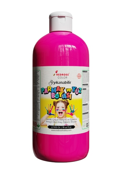 Red Rose Fuşya Parmak Boyası 500 G Yıkanabilir En-71