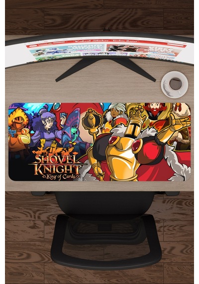 Shovel Knight Kaymaz Dikişli Kauçuk Oyuncu Mousepad V3 - 70x30 Xl Gaming Mouse Pad Fare Altlığı