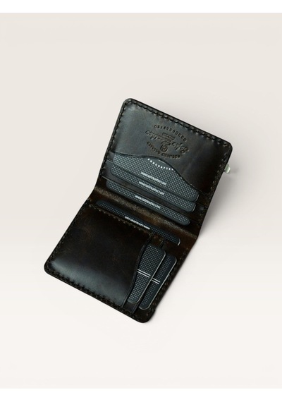 Kalkan Deri Coffe Forest Deri Kartlık Cüzdan Limited Edition Kahverengi