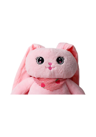 İthal Kumaş Kulakları & Ayakları Uzayıp Küçülen Sevimli Tavşan Peluş Oyuncak & Uyku Arkadaşı 75 Cm. 001